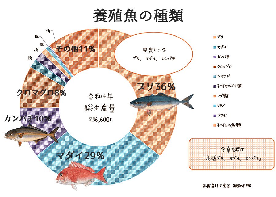 養殖魚 種類