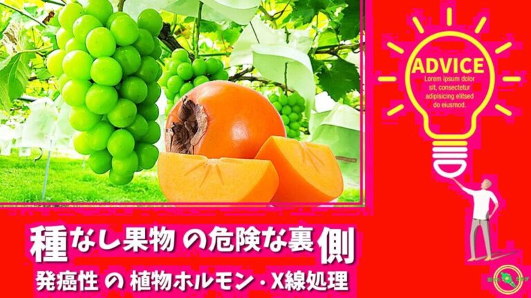 種なし柿 種なしぶどう の危険性