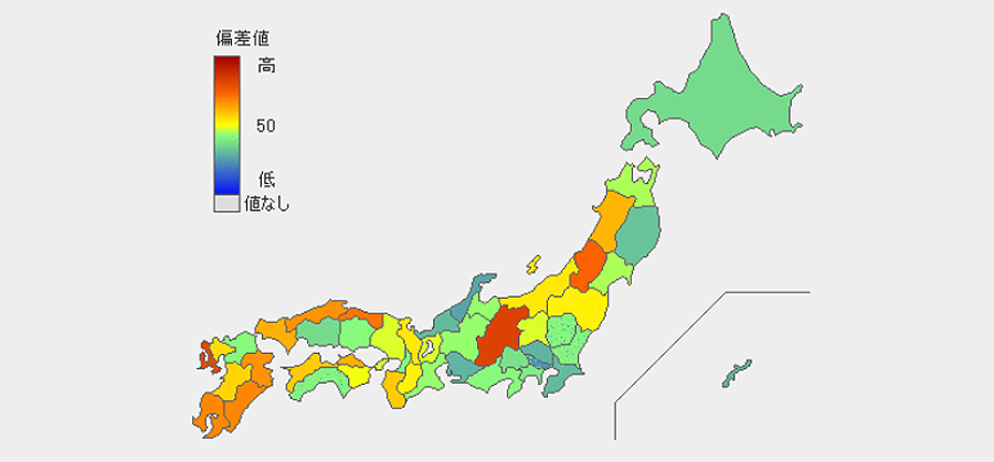 都道府県別砂糖消費量