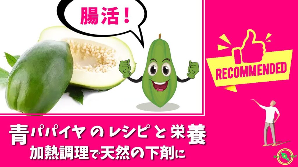  青パパイヤ の レシピ と 栄養 