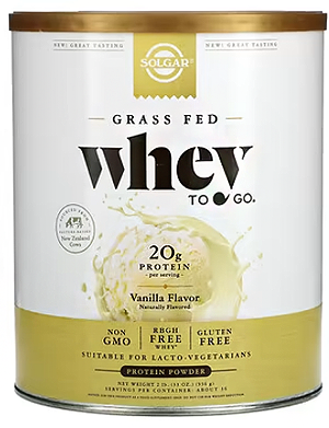 Solgar, Whey To Go（ホエイトゥゴー）、ホエイタンパク質粉末、バニラ、936g