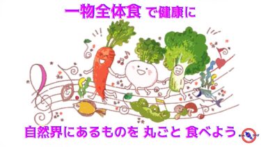 一物全体食 で健康に