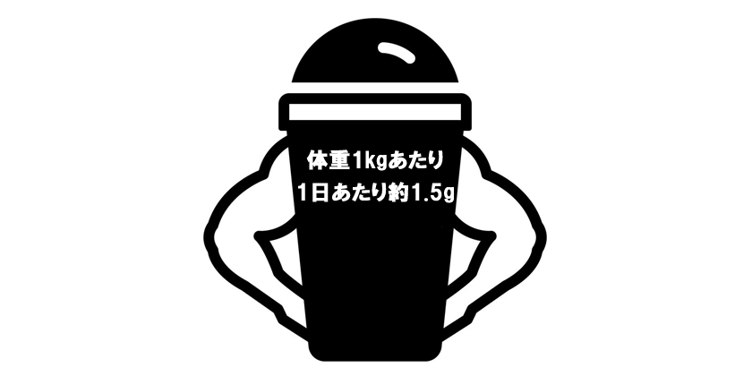 筋トレで筋肉を増やす為のタンパク質量