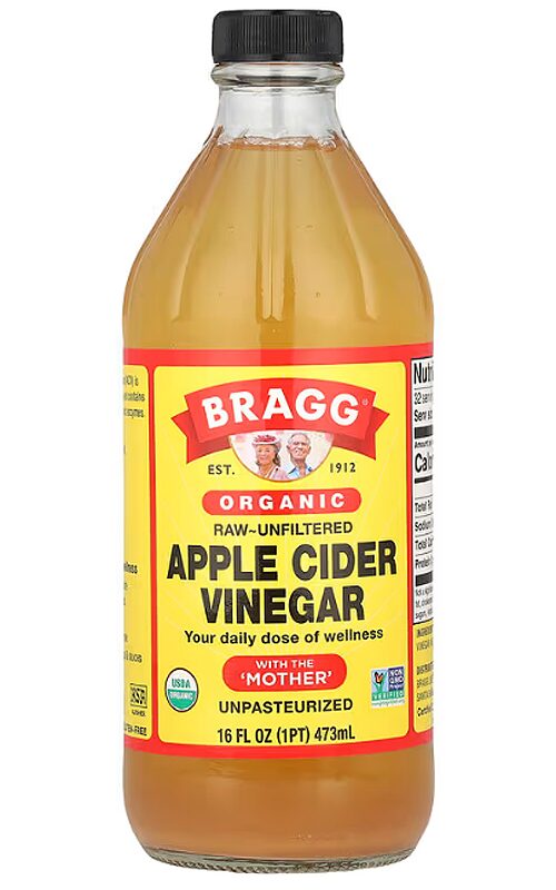 Bragg, オーガニックアップルサイダービネガー with The 'Mother', Raw-Unfiltered, 16 fl oz (473 ml)