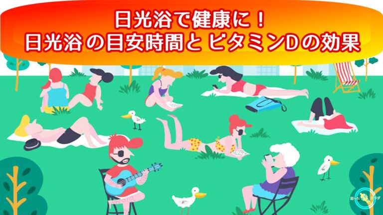 日光浴 の目安時間と ビタミンD の効果