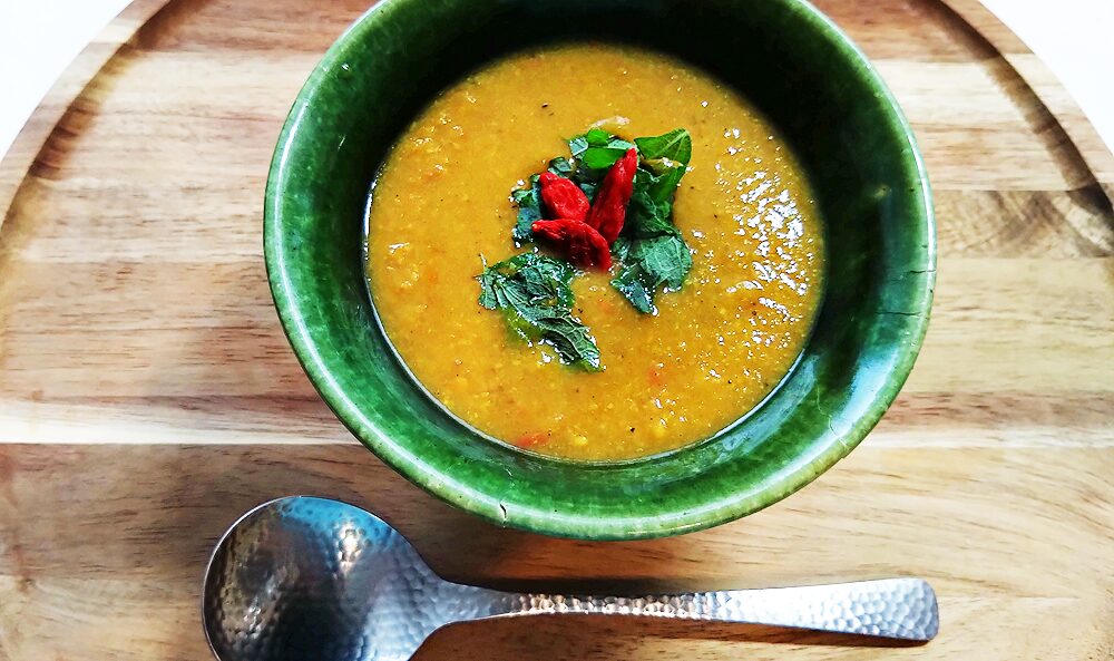 ブレンダースープ で作る10種野菜の 本格 マサラカレー