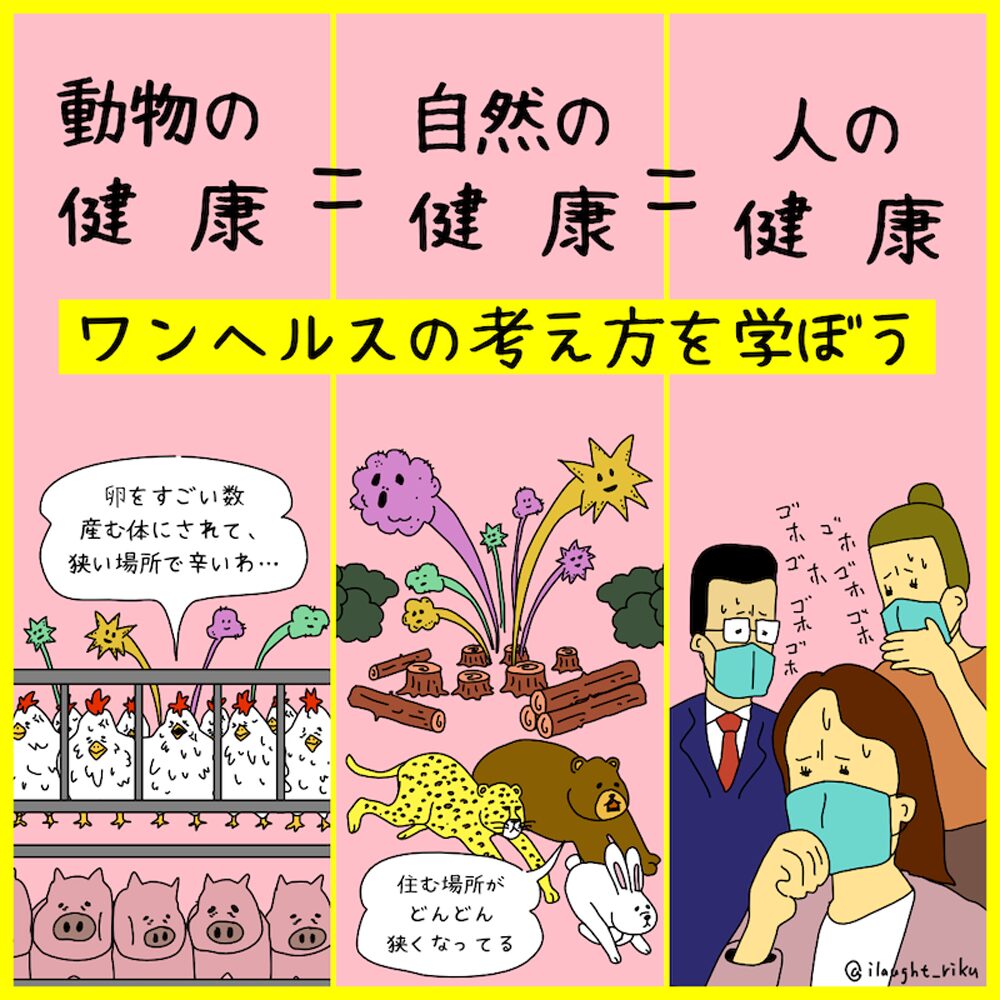 工場型畜産 による  人獣共通感染症