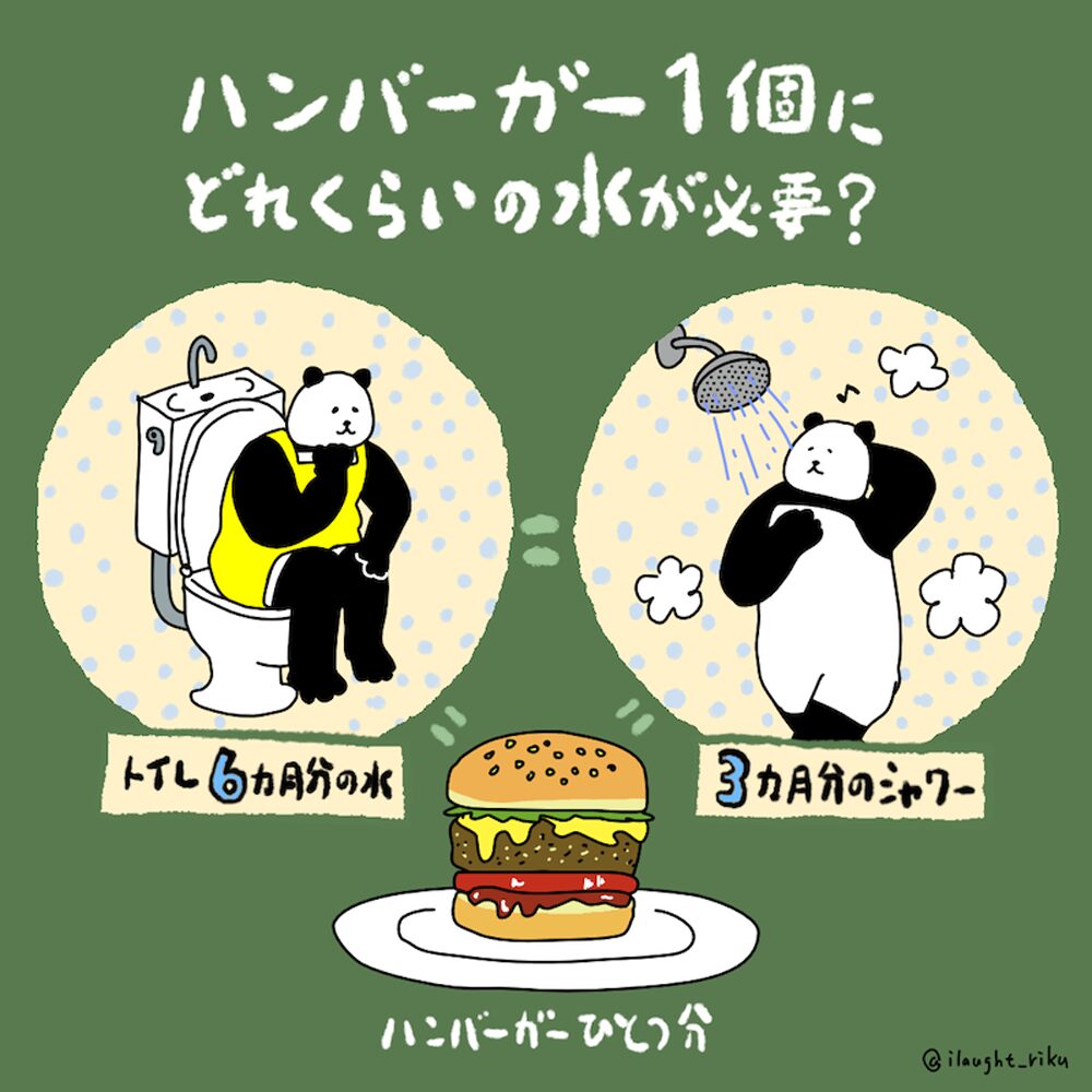 工場型畜産 による 水の過剰使用