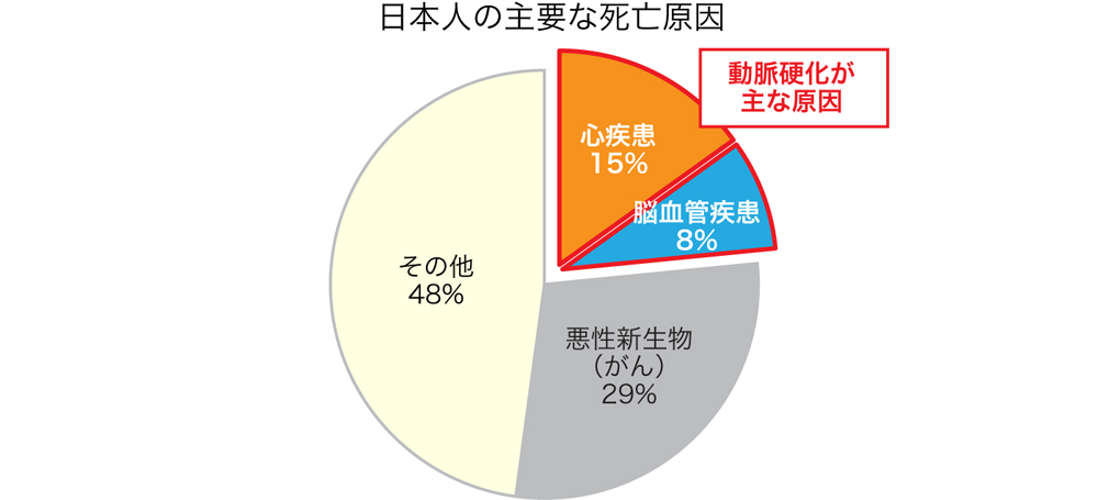 日本人の主な死亡原因