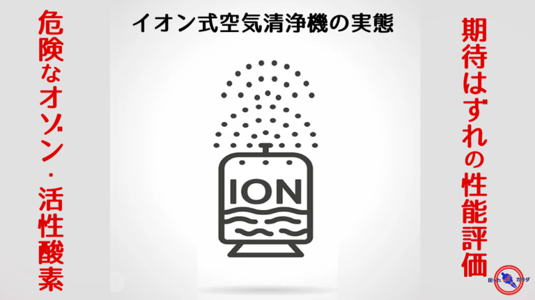 【 イオン式空気清浄機 の 実態 】期待はすれの性能評価 ※ オゾン と OHラジカル