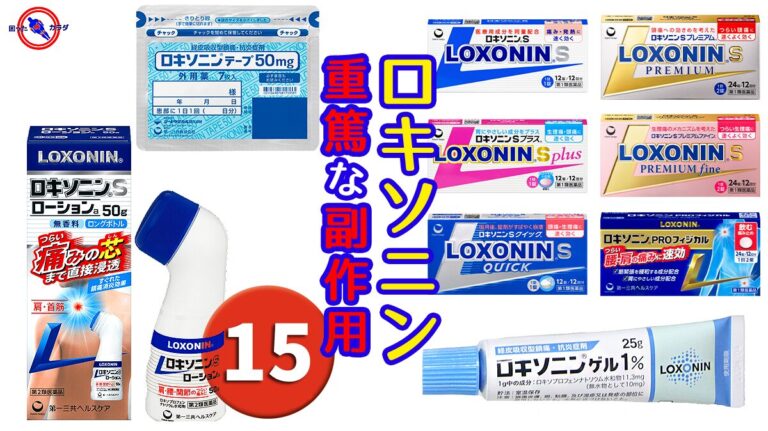 ロキソニン 重篤な 副作用15