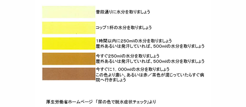 尿の色