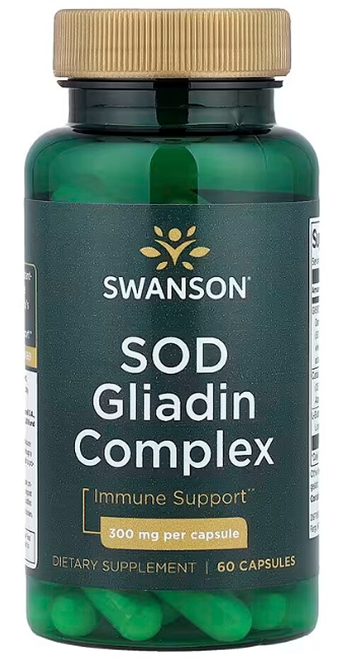Swanson, SOD（スーパーオキシドジスムターゼ）グリアジン複合体、300mg、60粒