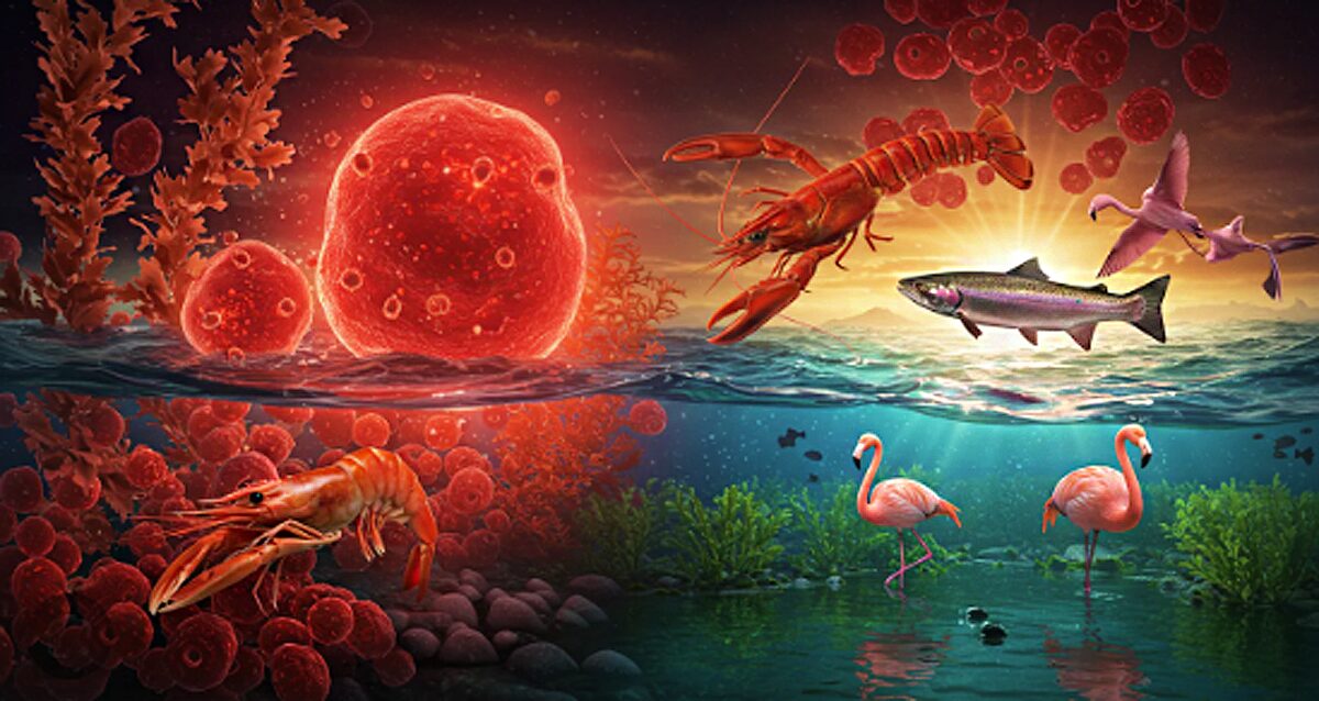 アスタキサンチンと生き物