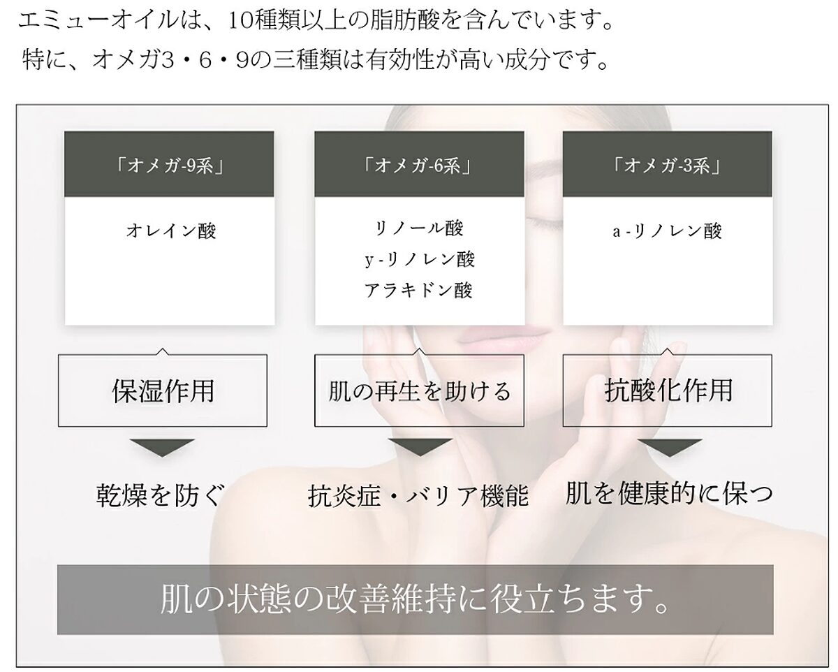 エミューオイル　特徴