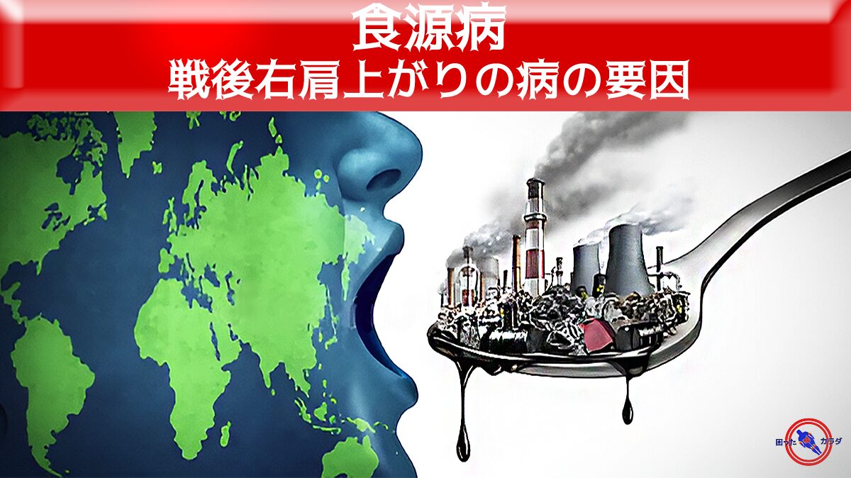 戦後 右肩上がりの病の要因 食源病
