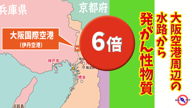 大阪空港周辺から6倍のPFAS